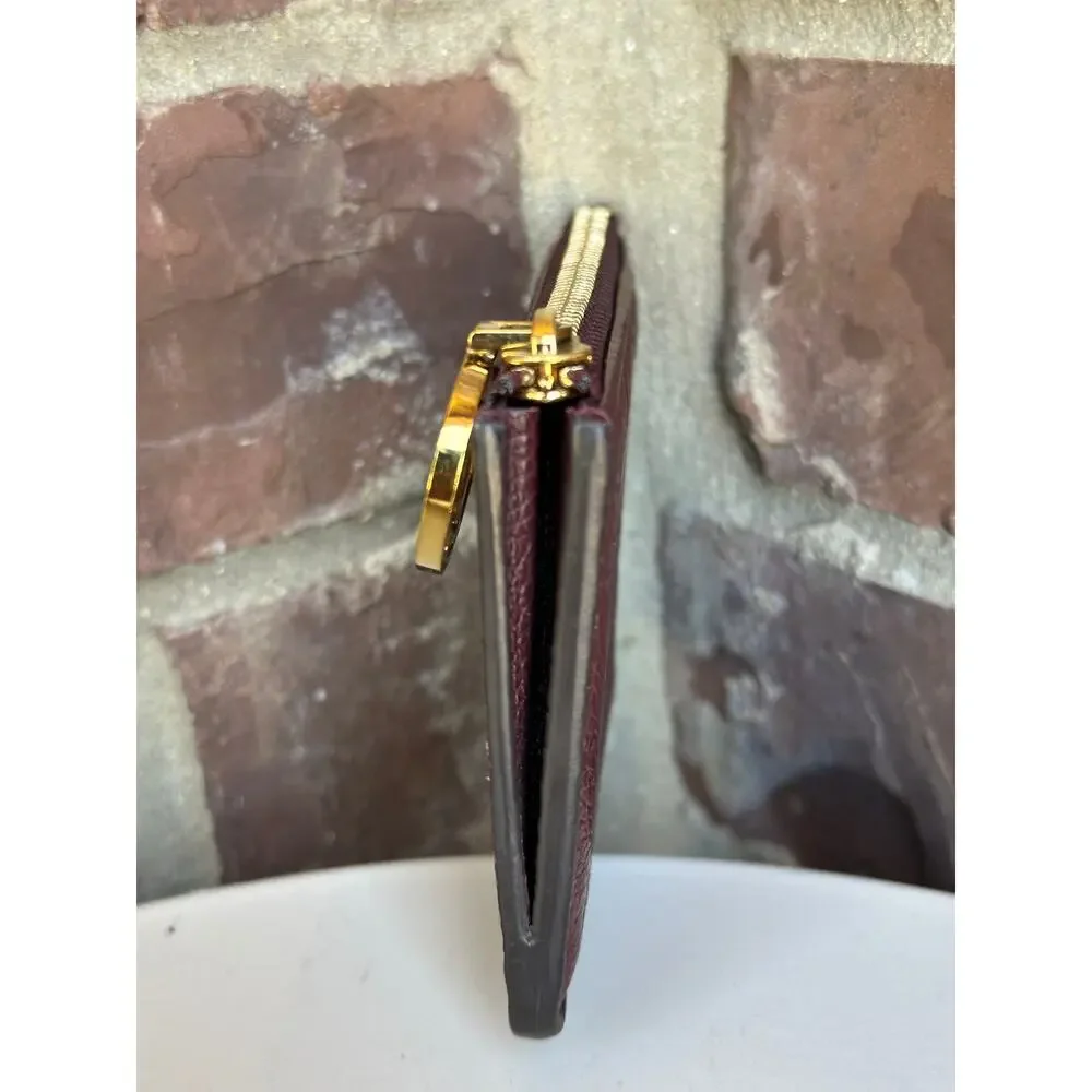Louis Vuitton Romy Card Holder Monogram Empreinte Leather Wine 29108